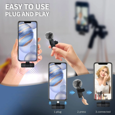 Audio Video Recording Mini Mic For iPhone/Android