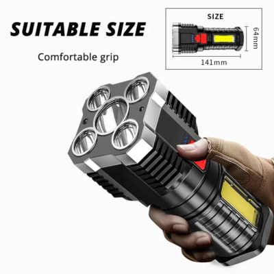 5LED High Power Flashlight